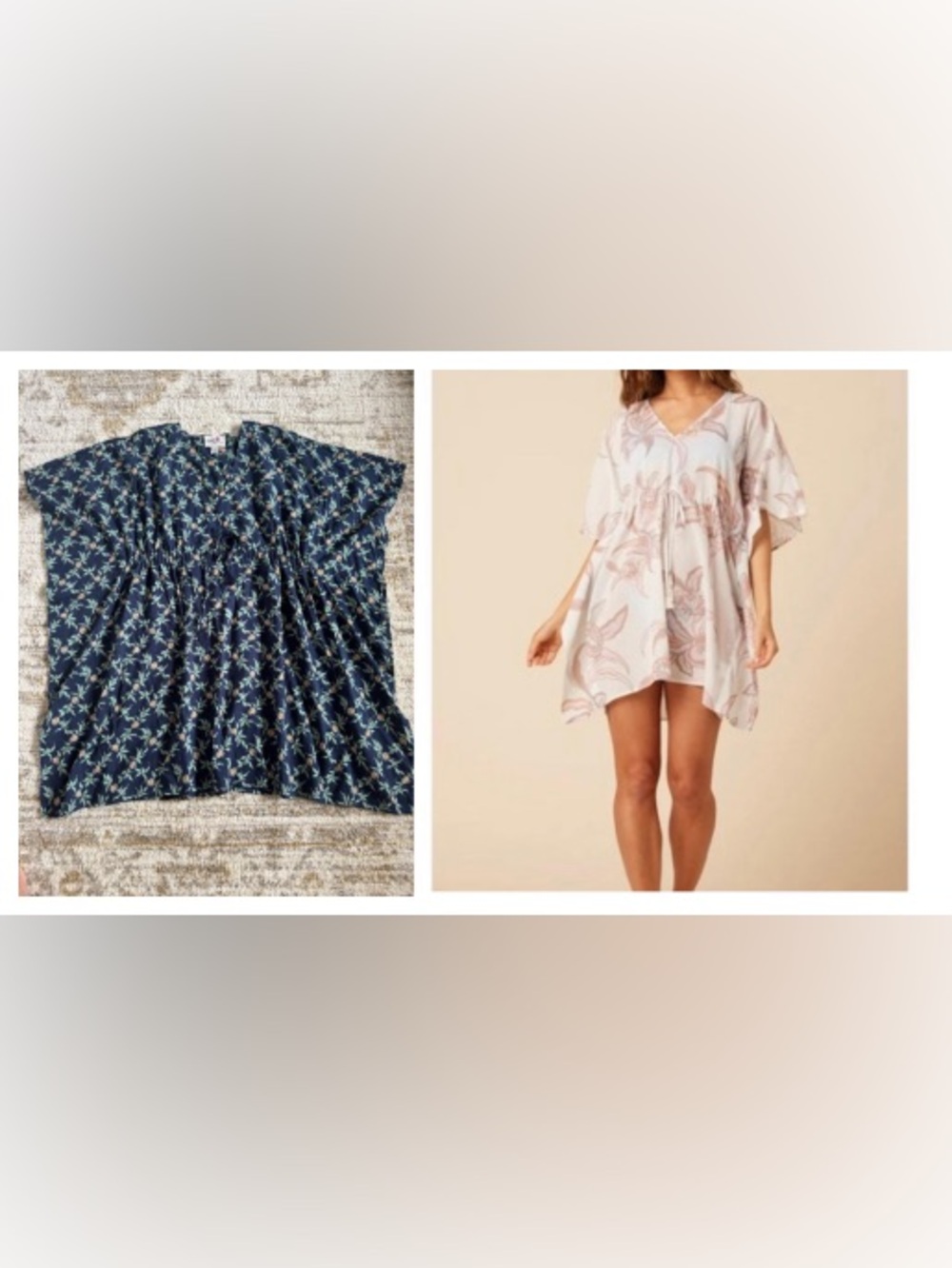 Reyn Spooner Women’s 100% Cotton Flowy Floral Summer Beach Cover Up Size XS